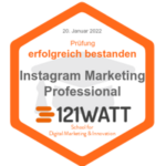Abzeichen Instagram Marketing Professinal